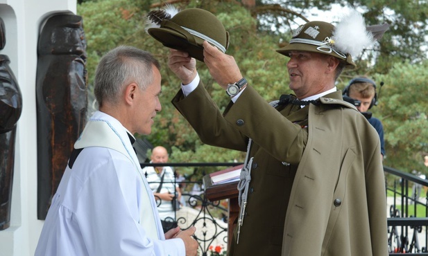 Podhalańczycy u Królowej Podhala