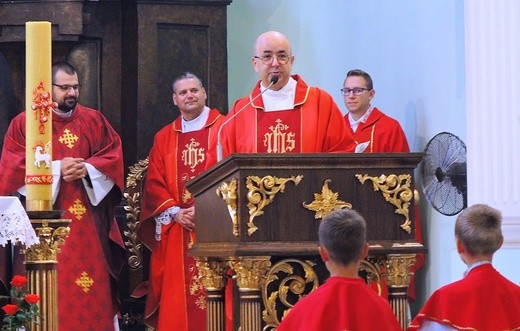 Inauguracja roku szkolnego z bp. Piotrem Gregerem w Cieszynie