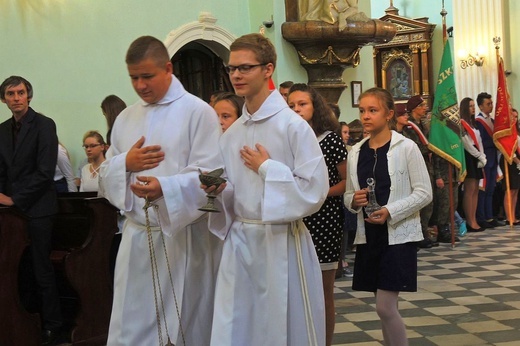 Inauguracja roku szkolnego z bp. Piotrem Gregerem w Cieszynie