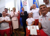 Prezydent do paralekkoatletów: Chylę czoła przed hartem ducha i wspaniałymi wynikami