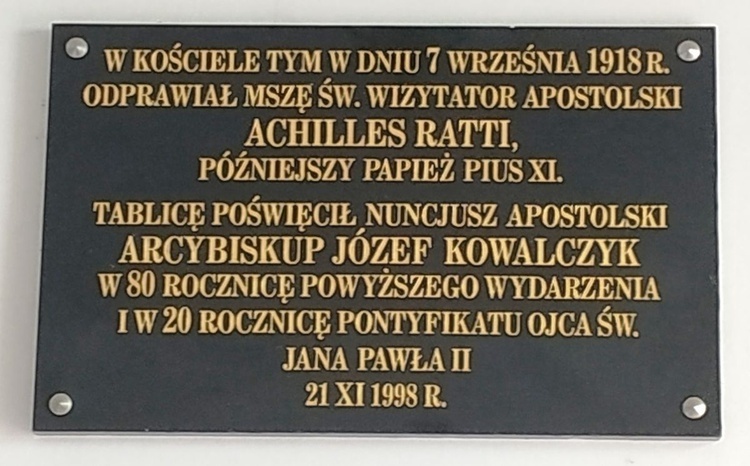 Jubileusz diecezji i wizyta Achillesa Rattiego