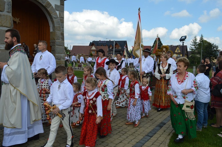 Dożynki parafialne w Miętustwie