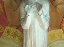 Figura świętego z kościoła parafialnego w Dobrzyniu n. Wisłą.
