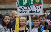 Pielgrzymka dzieci do Rostkowa