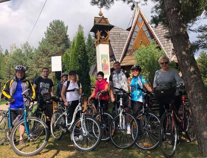 Pielgrzymka rowerowa do sanktuarium Matki Bożej Dobrej Rady w Sulistrowiczkach