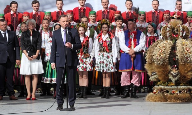 Prezydent: Dzięki pracy polskiego rolnika jesteśmy bezpieczni, bo mamy polską żywność