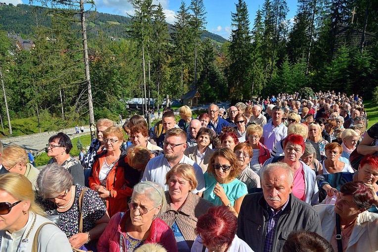 Watykański hierarcha na Krzeptówkach