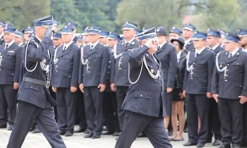 Oficjalna uroczystość z udziałem władz pożarniczych