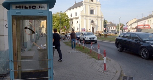 Robotniczy protest na planie "Klechy"
