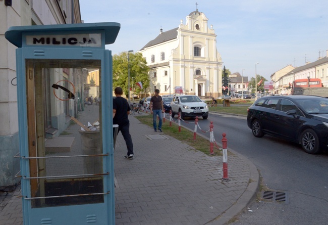 Robotniczy protest na planie "Klechy"