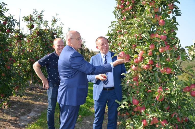 Zbigniew Rau w sadzie państwa Rokickich