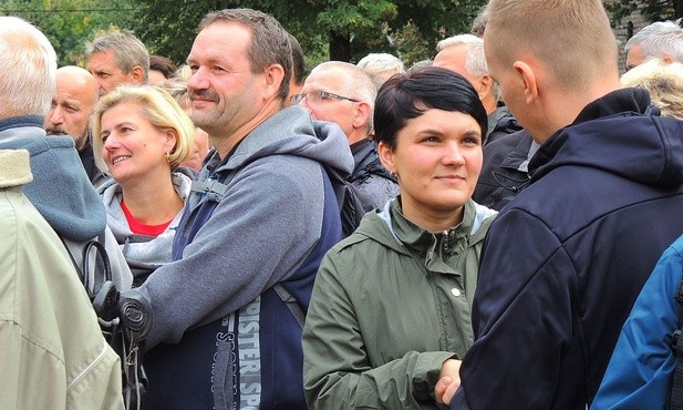 Małżonkowie odnowili swoją przysięgę pod koniec Mszy św. w Kalwarii