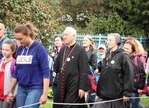 Z pielgrzymami szedł bp Andrzej F. Dziuba