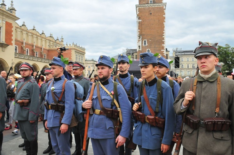 Piknik patriotyczny na Rynku Głównym w Krakowie cz. 2