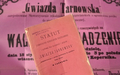 ◄	„Gwiazda Tarnowska”  miała solidny statut.