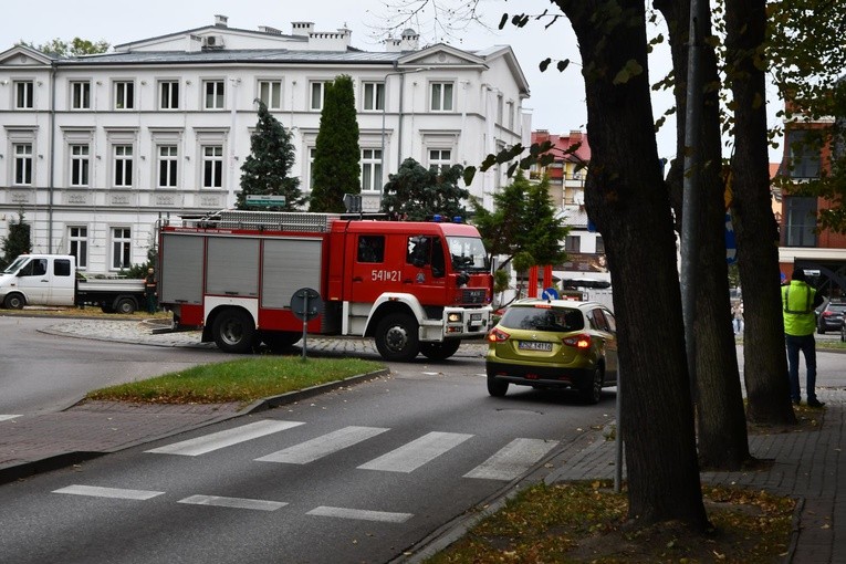 Ćwiczenia przeciwpożarowe w Szczecinku