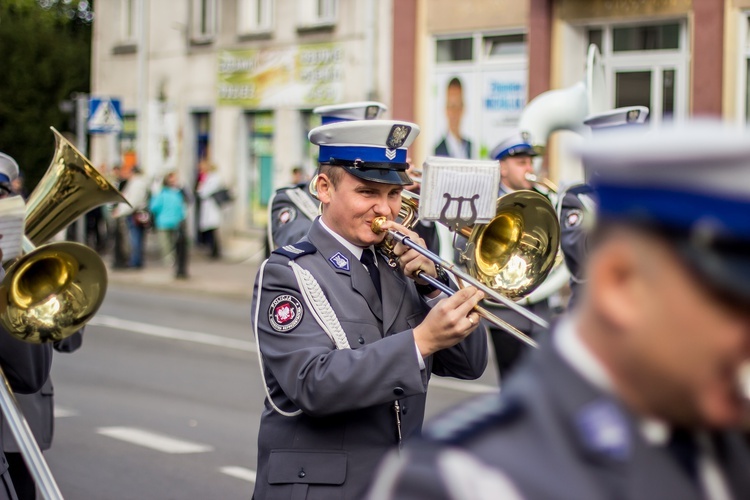 Sztandar dla policji w Ostródzie