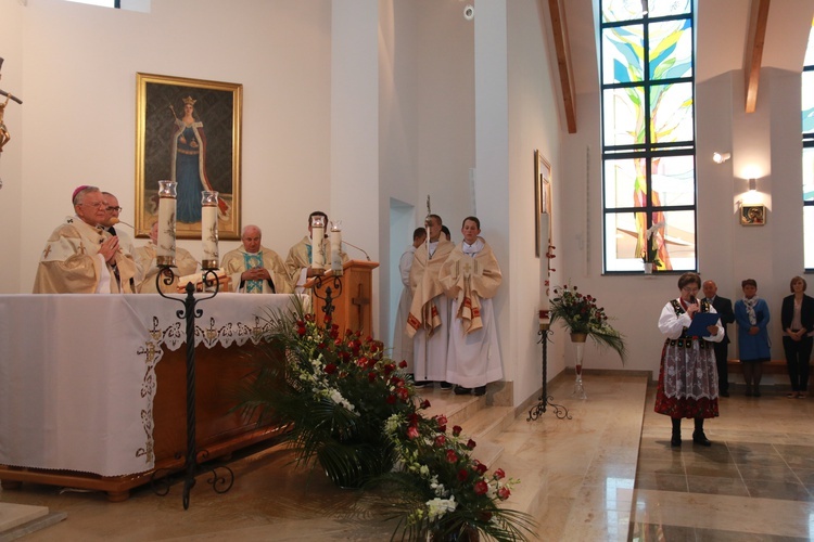Pobłogosławienie kościoła w Gorzowie k. Chełmka
