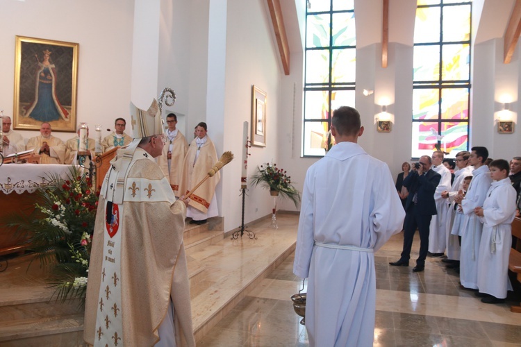 Pobłogosławienie kościoła w Gorzowie k. Chełmka