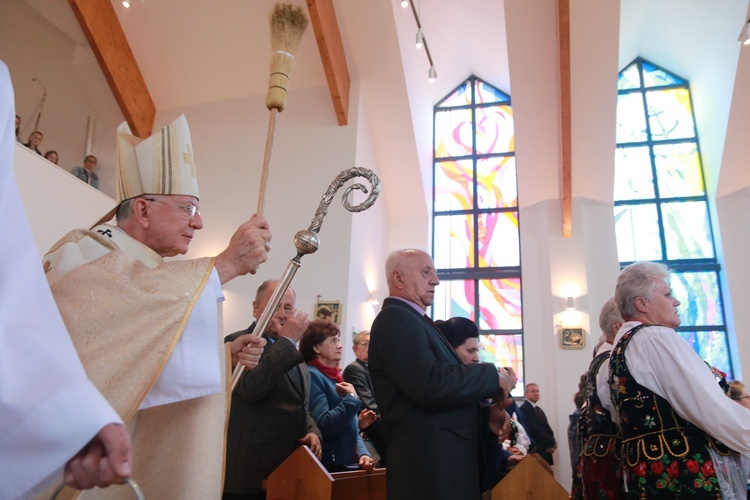 Pobłogosławienie kościoła w Gorzowie k. Chełmka