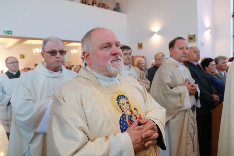 Pobłogosławienie kościoła w Gorzowie k. Chełmka