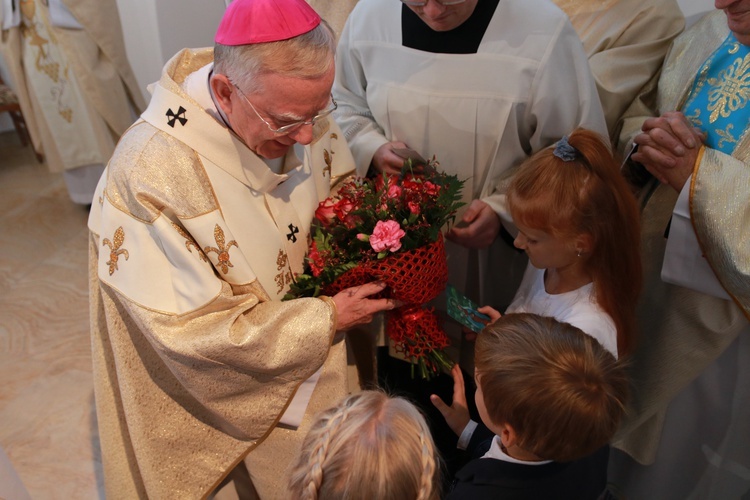 Pobłogosławienie kościoła w Gorzowie k. Chełmka