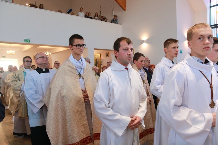 Pobłogosławienie kościoła w Gorzowie k. Chełmka