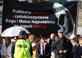 Publiczny różaniec za grzech aborcji w centrum Warszawy