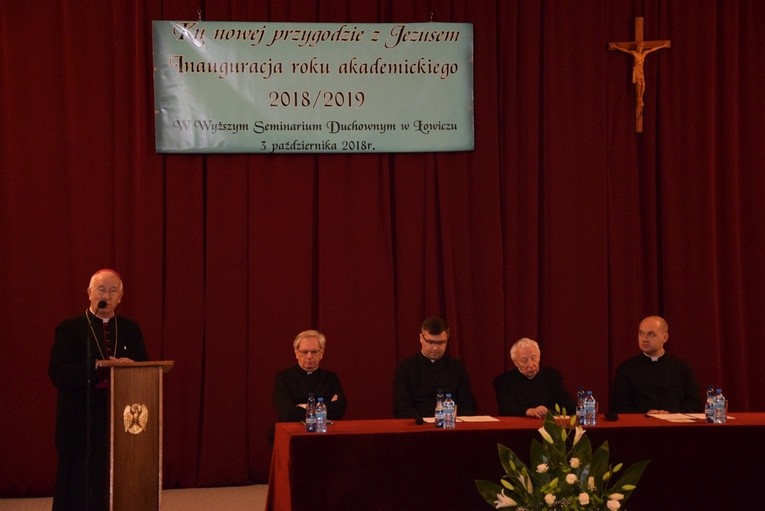Inauguracja roku akademickiego w WSD w Łowiczu