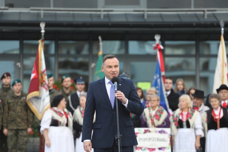 Prezydent mówił o wielkiej historii Ziemi Oświęcimskiej