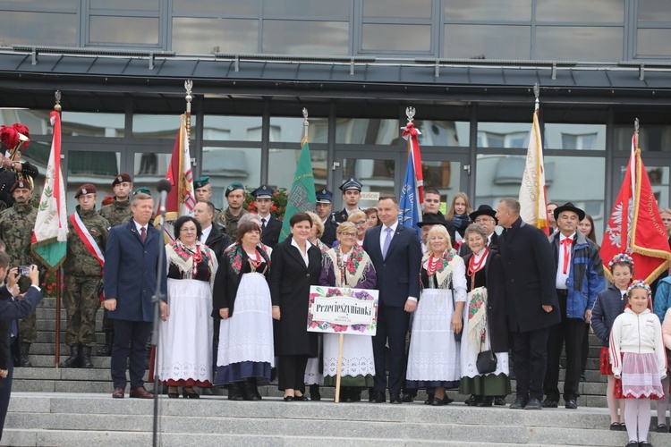 Spotkanie prezydenta Andrzeja Dudy z mieszkańcami Oświęcimia