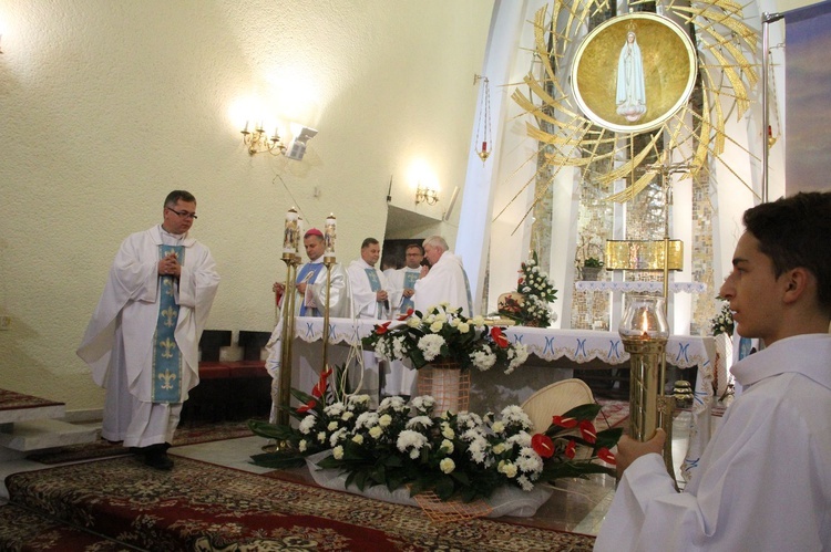 Pielgrzymka nauczycieli do tarnowskiej Fatimy