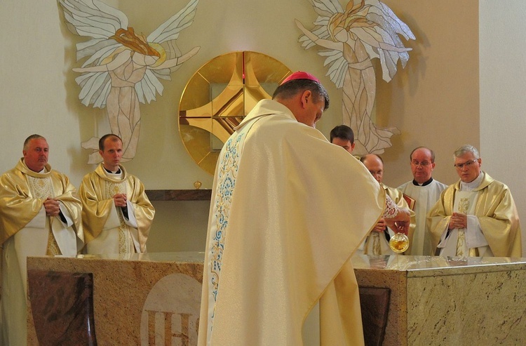 Poświęcenie kościoła na Górnym Borze w Skoczowie