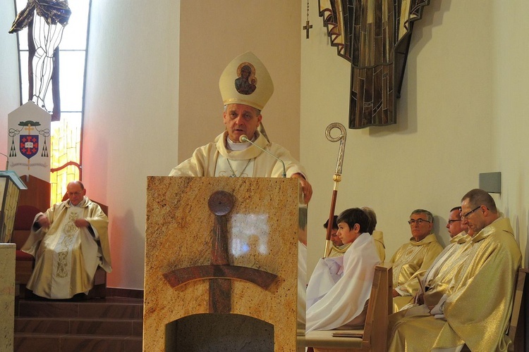 Poświęcenie kościoła na Górnym Borze w Skoczowie