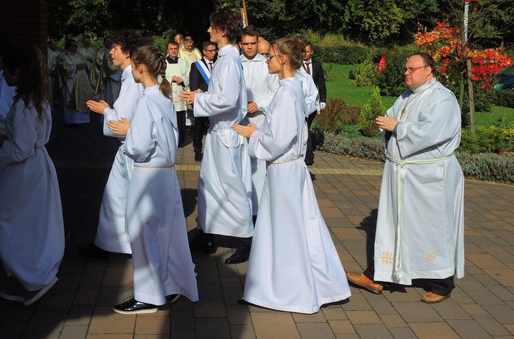 Poświęcenie kościoła na Górnym Borze w Skoczowie