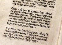 Pierwszy tekst po polsku wydrukowano we Wrocławiu