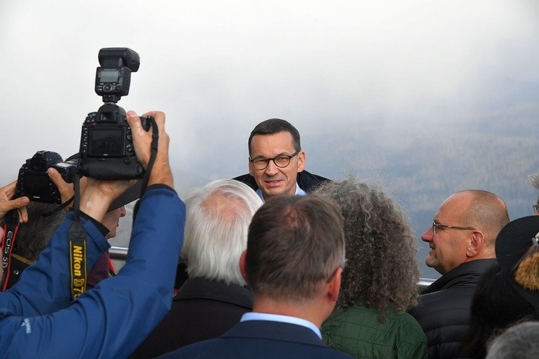Premier Mateusz Morawiecki pod Giewontem