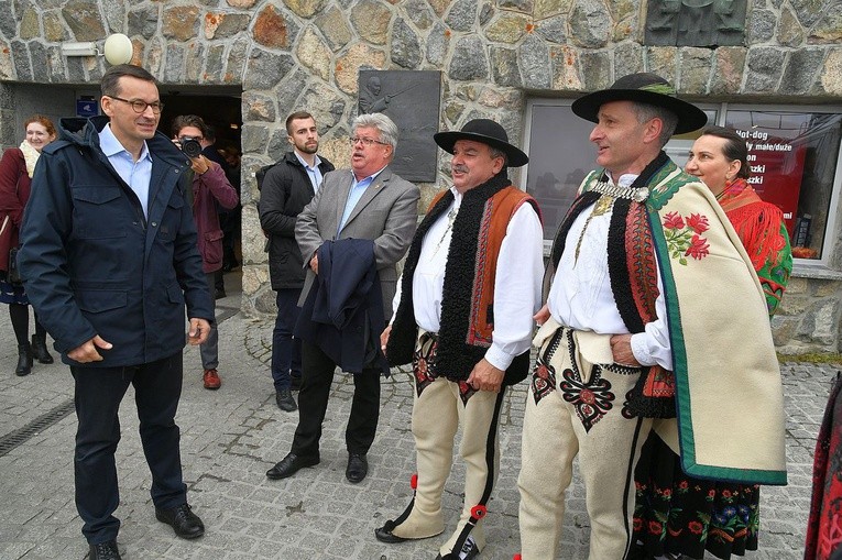 Premier Mateusz Morawiecki pod Giewontem