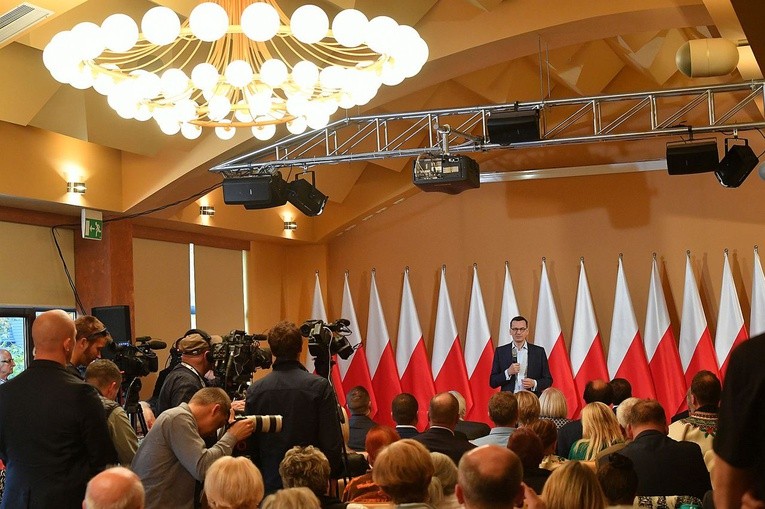 Premier Mateusz Morawiecki pod Giewontem