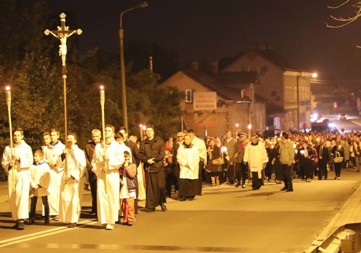 Różańcowa procesja w Czechowicach-Dziedzicach - 2018