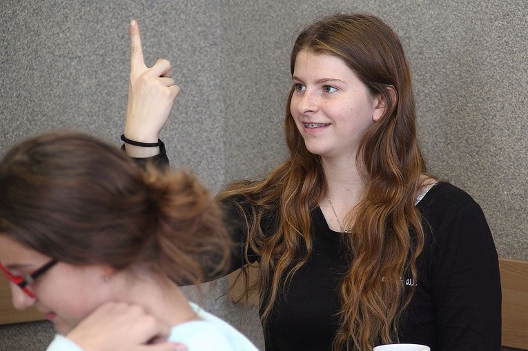 Lekcja języka migowego w Pile