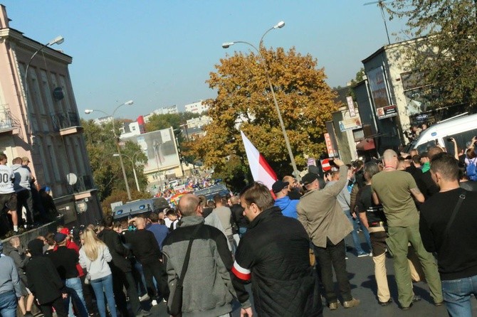 Zamieszki podczas marszu równości