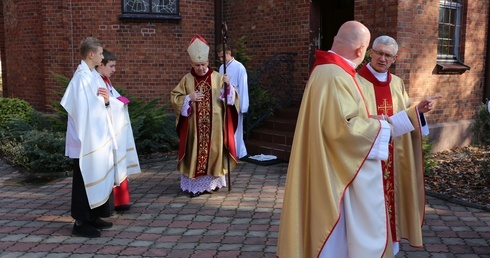 Poświęcenie kościoła w Kaletach Miotku