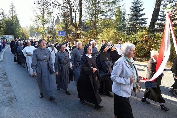 Procesja Fatimska ulicami Zakopanego