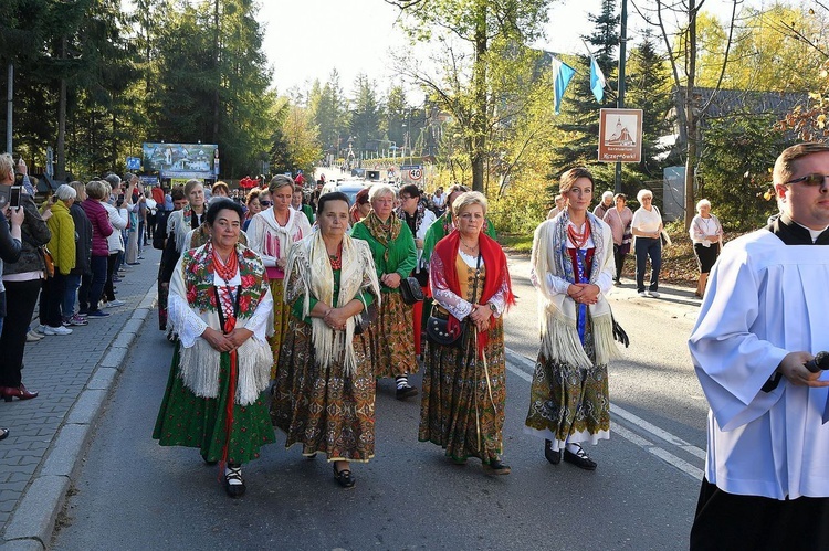 Procesja Fatimska ulicami Zakopanego