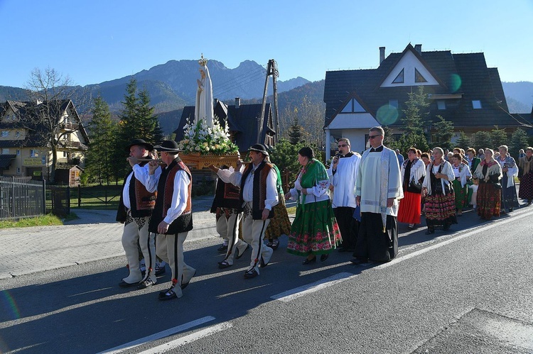 Procesja Fatimska ulicami Zakopanego