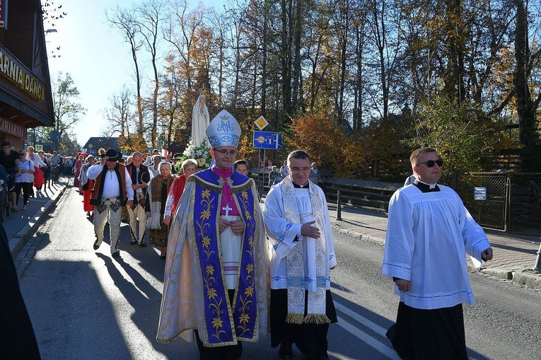 Procesja Fatimska ulicami Zakopanego