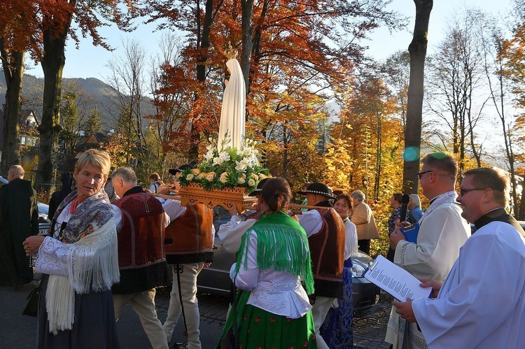 Procesja Fatimska ulicami Zakopanego