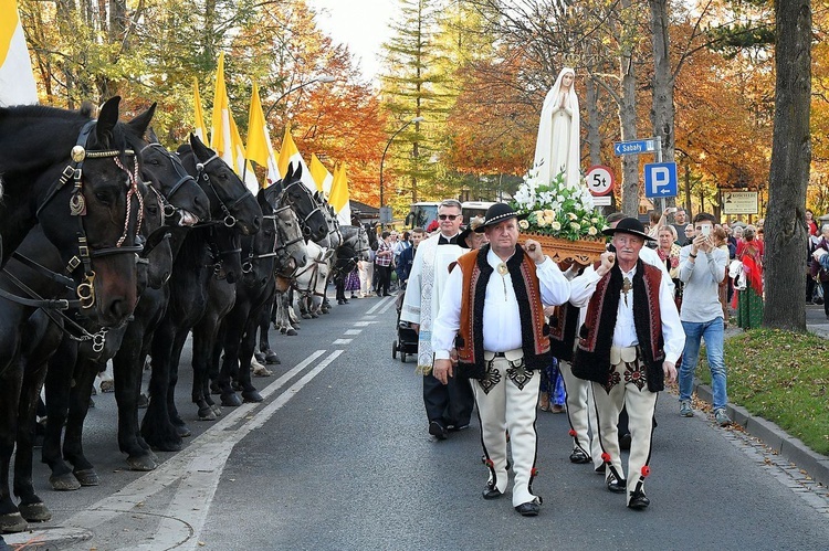 Procesja Fatimska ulicami Zakopanego