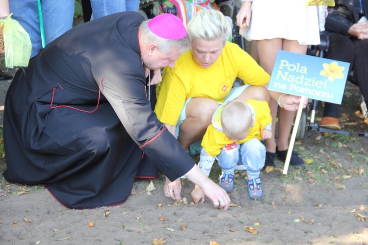 Inauguracja akcji Pola Nadziei na Pomorzu.